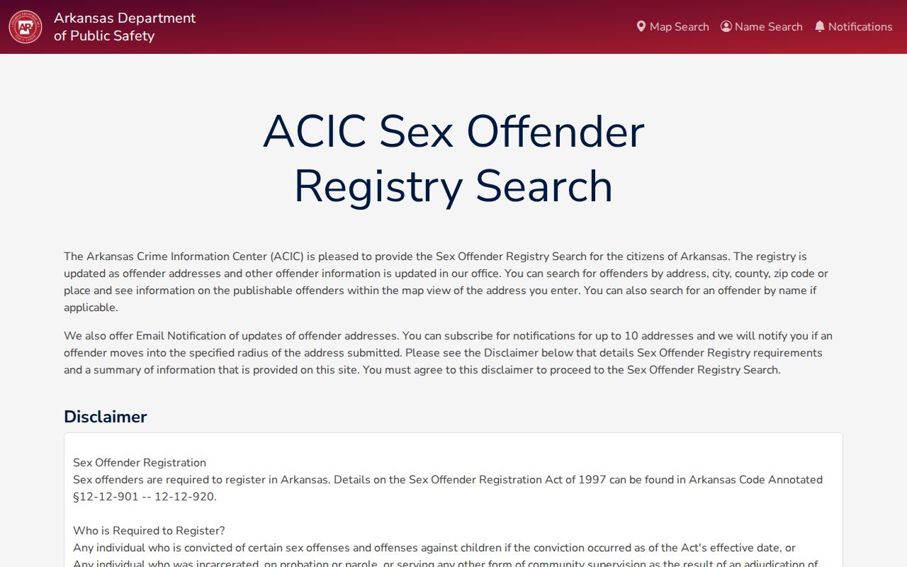 Arkansas offender registry search for lawful Jonesboro resident verification