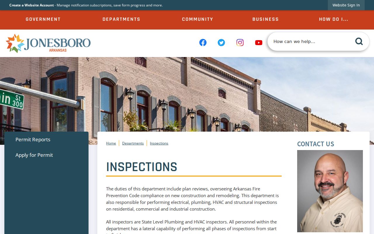 Jonesboro street directory building inspections address workflow